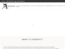 Tablet Screenshot of crossfit622.com